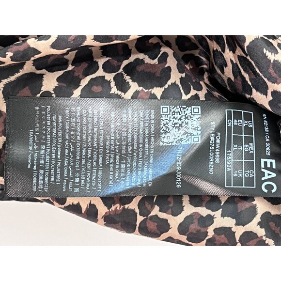 Guess Womens Quilted Black Jacket With Elastic Waist & Zipper‎ Closure Size XL - Picture 9 of 10